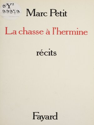 cover image of La Chasse à l'hermine